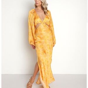 Jen’s pirate booty electro floral Sonora dress sunshine